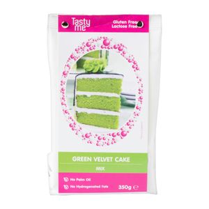 Tasty Me green velvet cake - groen - 350 gram