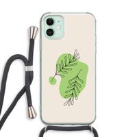 Beleaf in you: iPhone 11 Transparant Hoesje met koord