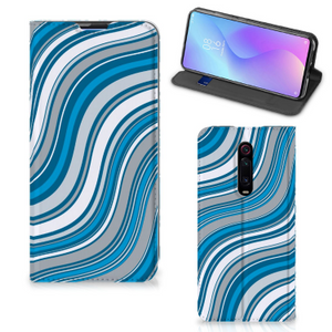 Xiaomi Mi 9T Pro Hoesje met Magneet Waves Blue