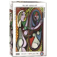 Eurografiek Meisje voor de spiegel - Pablo Picasso (1000) - thumbnail