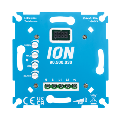 ION INDUSTRIES LED Zigbee Tastdimmer | 0-3-200W | Smart Home | Ion Industries | Ion Industries | Ion Industries | Ion Industries