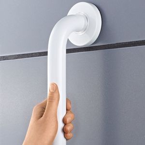 RIDDER badkamer handgreep 30 cm aluminium wit a00130101