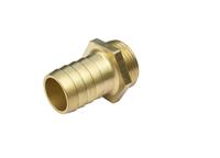 Kirchhoff Messing zeskantige slangaansluiting, blank, 3/4"ET x 3/4"-mondstuk - 987389725