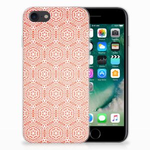 iPhone SE 2022 | SE 2020 | 8 | 7 TPU bumper Pattern Orange