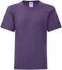 Fruit Of The Loom F130K Kids´ Iconic T - Heather Purple - 152