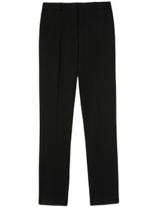 Jil Sander pantalon droit à taille haute - Noir