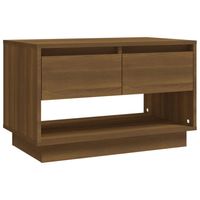 vidaXL Tv-meubel 70x41x44 cm spaanplaat bruineikenkleurig