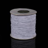 50m/zak 0.5 mm ronde elastische koord beading stretch draad/koord/touw voor ketting armband sieraden maken (wit)