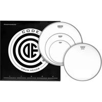 Code Drum Heads TPGENCTDR Generator Rock Pack 10-12-16 inch coated tomvellen + 14 inch coated snaredrumvel - thumbnail