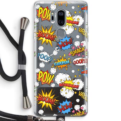 Pow Smack: LG G7 Thinq Transparant Hoesje met koord