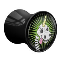 Double Flared Plug met Crapwaer-design Acryl Tunnels & Plugs