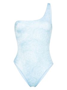 Versace maillot de bain à imprimé baroque - Bleu