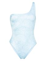 Versace maillot de bain à imprimé baroque - Bleu - thumbnail