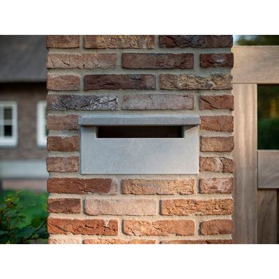 Hardstenen inbouw brievenbus Liggend