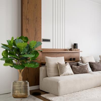 Lyrata deluxe kunstplant op stam 125cm