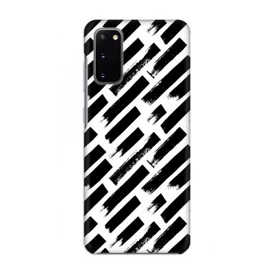 Zwarte vegen: Volledig geprint Samsung Galaxy S20 Hoesje
