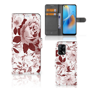 Hoesje OPPO A74 4G Watercolor Flowers