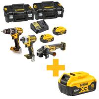 DeWALT DCK384P2T Accu combiset 3-delig 18V XR 5.0Ah in TSTAK
