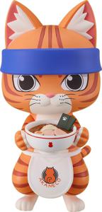 Red Cat Ramen Nendoroid Action Figure Bunzo 10 cm