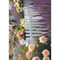 Wenskaarten blanco bloem pak a 10 stuks Wenskaarten blanco bloem pak a 10 stuks