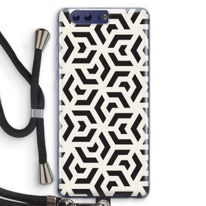 Crazy pattern: Honor 9 Transparant Hoesje met koord