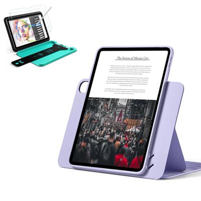 iPad Air 11" (M4) 2026 Bundle Shift Magnetic Case & Armorite® Paper-Feel Protection - Light Purple