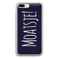 Moatsje!: iPhone 7 Plus Transparant Hoesje