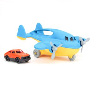 Bigjigs Green Toys Vrachtvliegtuig met Auto