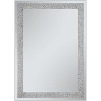LED Wandspiegel - Trion Mine - Lichtspiegel - 50x70cm - 16W - Glittereffect - MDF