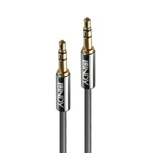 Lindy 35320 audio kabel 0,5 m 3.5mm Antraciet