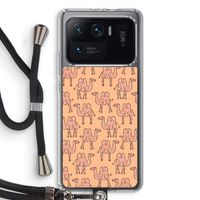 Kameel: Xiaomi Mi 11 Ultra Transparant Hoesje met koord Kameel: Xiaomi Mi 11 Ultra Transparant Hoesje met koord