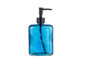 Wenko Zeeppomp - glas - blauw - 550 ml