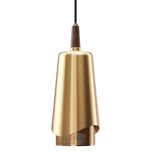 Audo Copenhagen Umanoff hanglamp messing|walnoot