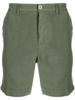 120% Lino linen Bermuda shorts - Vert - thumbnail