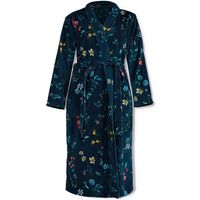 Pip Studio Badjas Les Fleurs Donker Blauw-Maat: XL