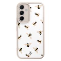 Samsung Galaxy A55 beige case - Bee happy Samsung Galaxy A55 beige case - Bee happy