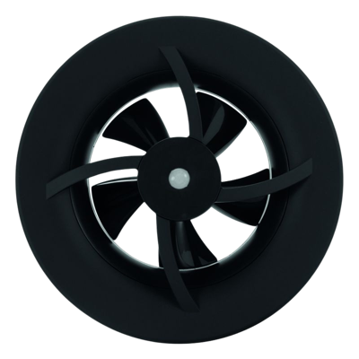 Vent-Axia - Solara - badkamerventilator - Ø 100/125mm - vocht- en bewegingssensor - nalooptimer - Zwart