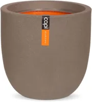 Capi waste bol smooth nl kunststof bloempot 35x34 cm warme taupe