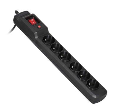 Activejet COMBO 6GN 3M power uitbreiding 6 AC-uitgang(en) Binnen Zwart