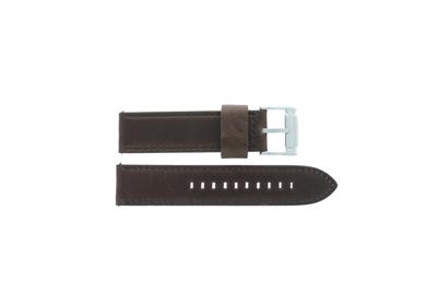 Horlogeband Fossil BQ2294 Leder Bruin 22mm