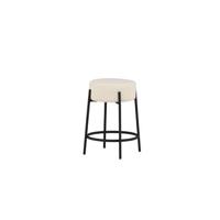 Svea - Nusco barkruk 60cm - boucle - wit
