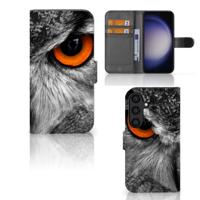 Samsung Galaxy S24 | Telefoonhoesje | Met pasjeshouder | Uil