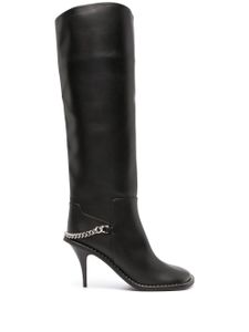 Stella McCartney bottes Ryder 110 mm en cuir artificiel - Noir