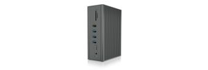 ICY BOX IB-DK2262AC Bedraad USB 3.2 Gen 1 (3.1 Gen 1) Type-C Antraciet