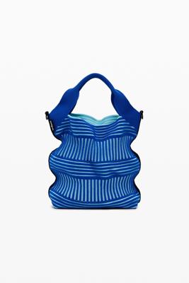 Middelgrote geperforeerde tas - BLUE - U