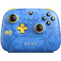 8BitDo ultimate 3-mode controller for xbox - rare 40th anniversary edition (blauw/goud, xbox series x|s, xbox one, pc, bluetooth / usb-c / 2.4 ghz )