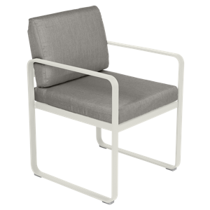 Fermob Bellevie dining armchair tuinstoel Clay grey - Grey taupe