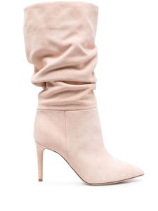 Paris Texas bottes souples en daim 95 mm - Rose