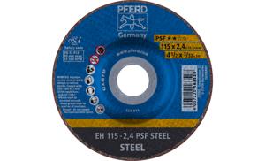 PFERD PSF STEEL 61740122 Doorslijpschijf gebogen 115 mm 25 stuk(s) Staal