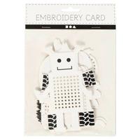 Creativ Company Borduurfiguren dieren en robots, 18dlg.